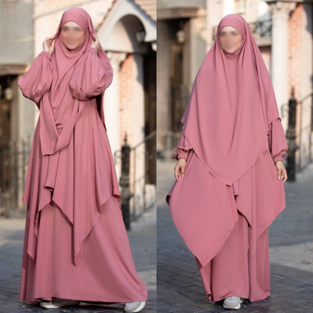 🌟 Set Khimar & Dress - Élégance Modeste Complète 🌟