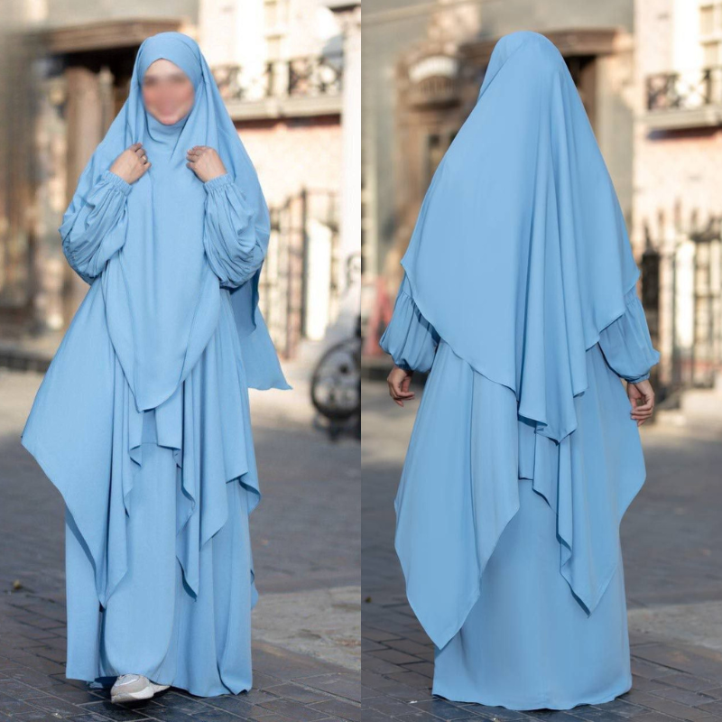🌟 Set Khimar & Dress - Élégance Modeste Complète 🌟