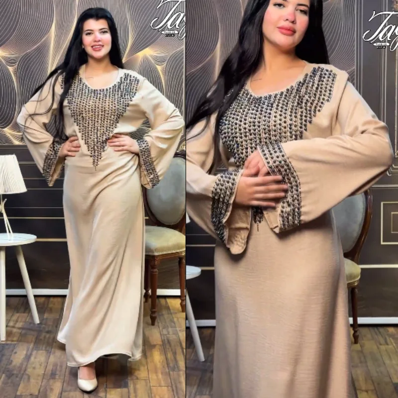 ✨Gandoura Égyptienne : Le Prestige Perlé💎