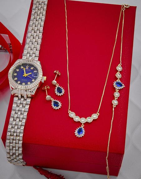 Ensemble de Luxe 3Pcs Xuping avec montre M1