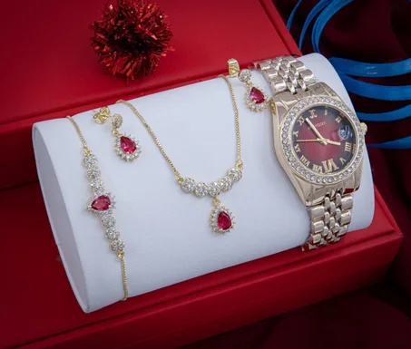 Ensemble de Luxe 3Pcs Xuping avec montre M2