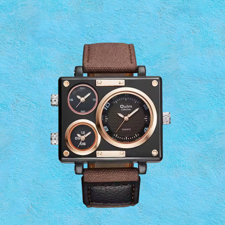 ساعة أولم 3595 العسكرية الرجالية بتصميم عصري