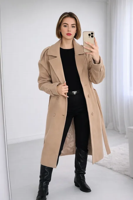 بالطو  GAMELA جوخ تركي  – حالياً بخصم 70 % والدفع بعد الاستلام