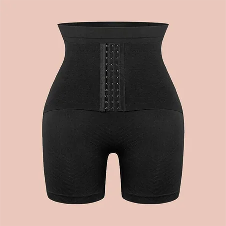 شورت مزدوج بحزام طبي من GAMELA لشد البطن والفخذين