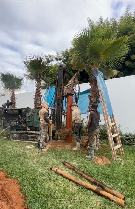 حفر الابار طريقة الحديتة صوندا   Cresment Puit system Forage