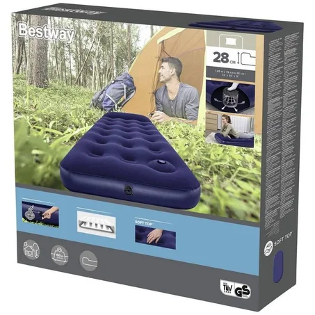 مرتبة سفر فردية  Bestway Matelas Gonflable 185cm 76cm x 22cm 67000