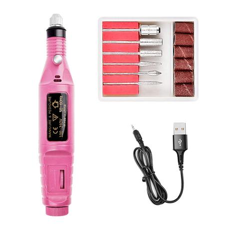 Nail Drill Electric Acrylic Nail Tools, Professional Portable Electric Nail Kit, Pen Shape Finger Toe Nail Care, Electric Nail Polishing Machine, Nail File Nail Tips Manicure Pedicure Machine