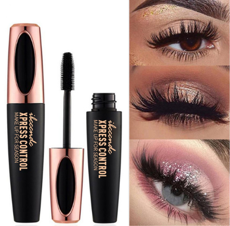Mascara Makeup Eyelash Black Waterproof Fiber Mascara Eye Lashes