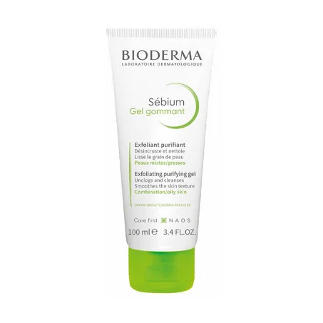 BIODERMA Sébium Gel Gommant Exfoliant Purification Peaux Grasses 100ml