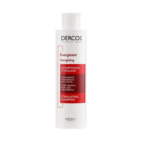 VICHY Dercos Shampooing Énergisant+ Anti-Chute 200ml - Stimulant Croissance Cheveux