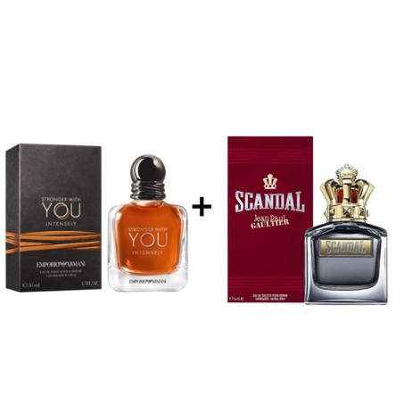 Pack 10 ml Stronger With You Intensely + 10 ml Scandal