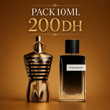 Pack 10ml JPG Le Male Elixir + 10ml Y Yves Saint Laurent