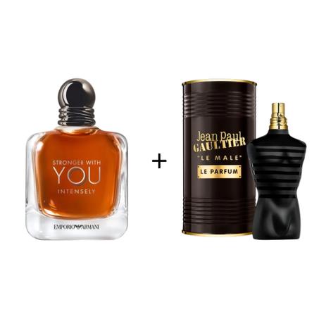 Pack 10 ml Stronger With You Intensely + 10 ml JPG Le Male Le Parfum