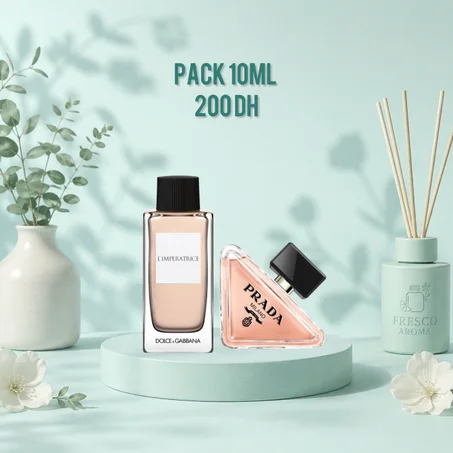 Pack 10ml L'imperatrice + 10ml Prada Paradox