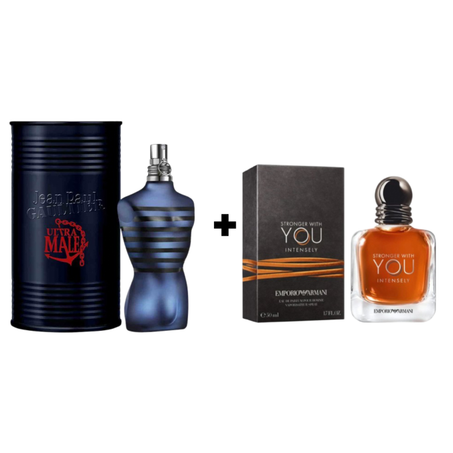 Pack 10 ml JPG Ultra Male + 10 ml Stronger With You Intensely