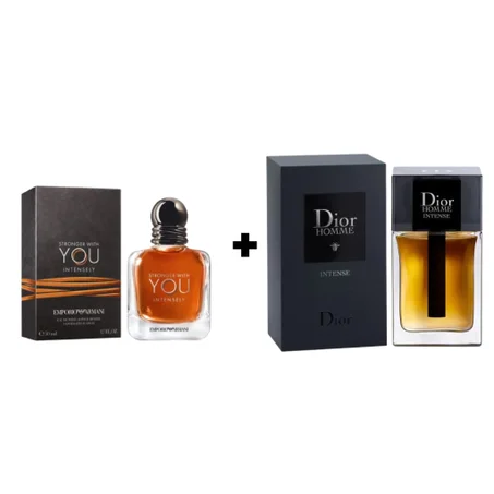 Pack 10 ml Stronger With You Intensely + 10 ml Dior Homme Intense