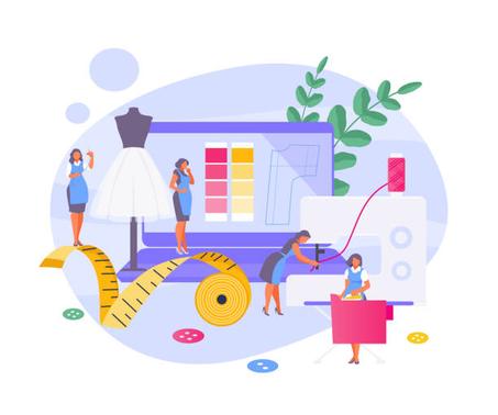 تصنيع البسة احذية حقائب