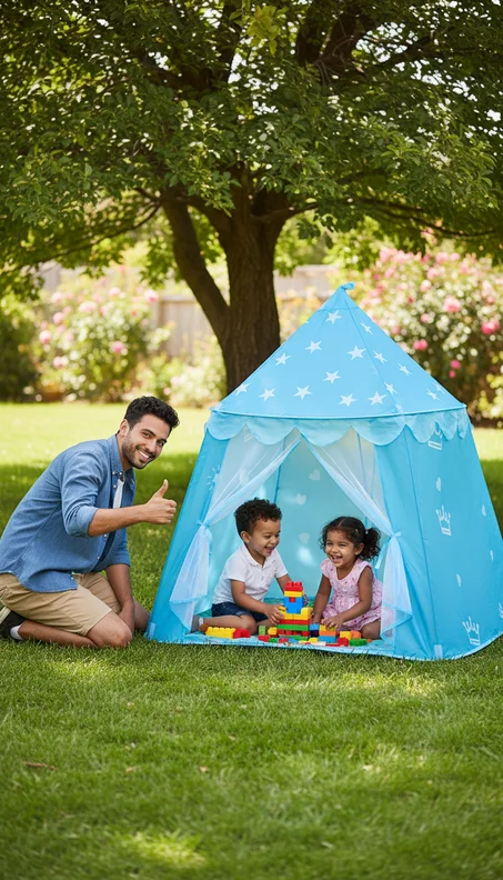 خيمة لعب قلعة ساحرة قابلة للطي