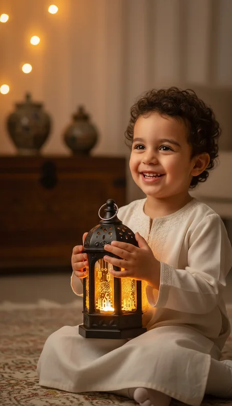 فانوس رمضان أسود