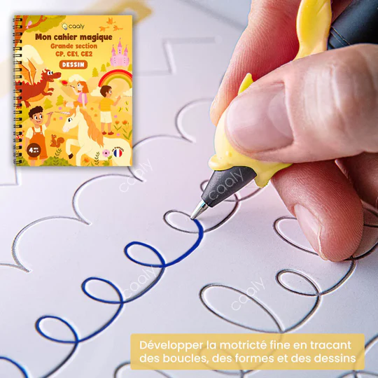 04 CAHIER D'ECRITURE MAGIQUE 3D REUTILISABLE
