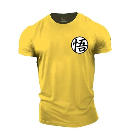 Printed Men's T Shirt 100% Cotton Summer Short Sleeve Running Sports Gym Anime T-shirt Oversized Casual High Guality Child Size