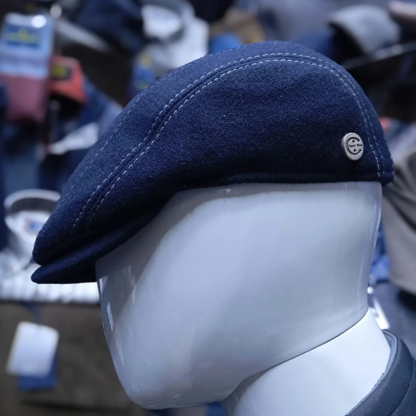 casquettes béret Uni léger et chaud