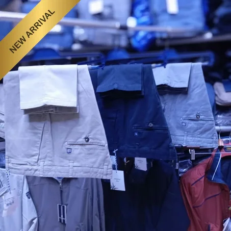 sporting mare pantalon en toile coupe classique