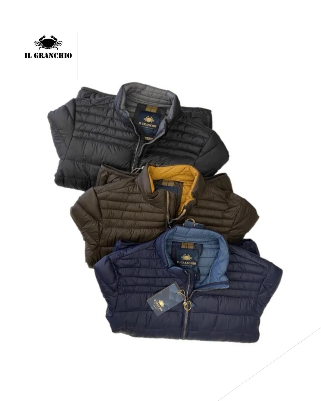 il granchio jaquettes doudoune léger et chaud pour l'hiver