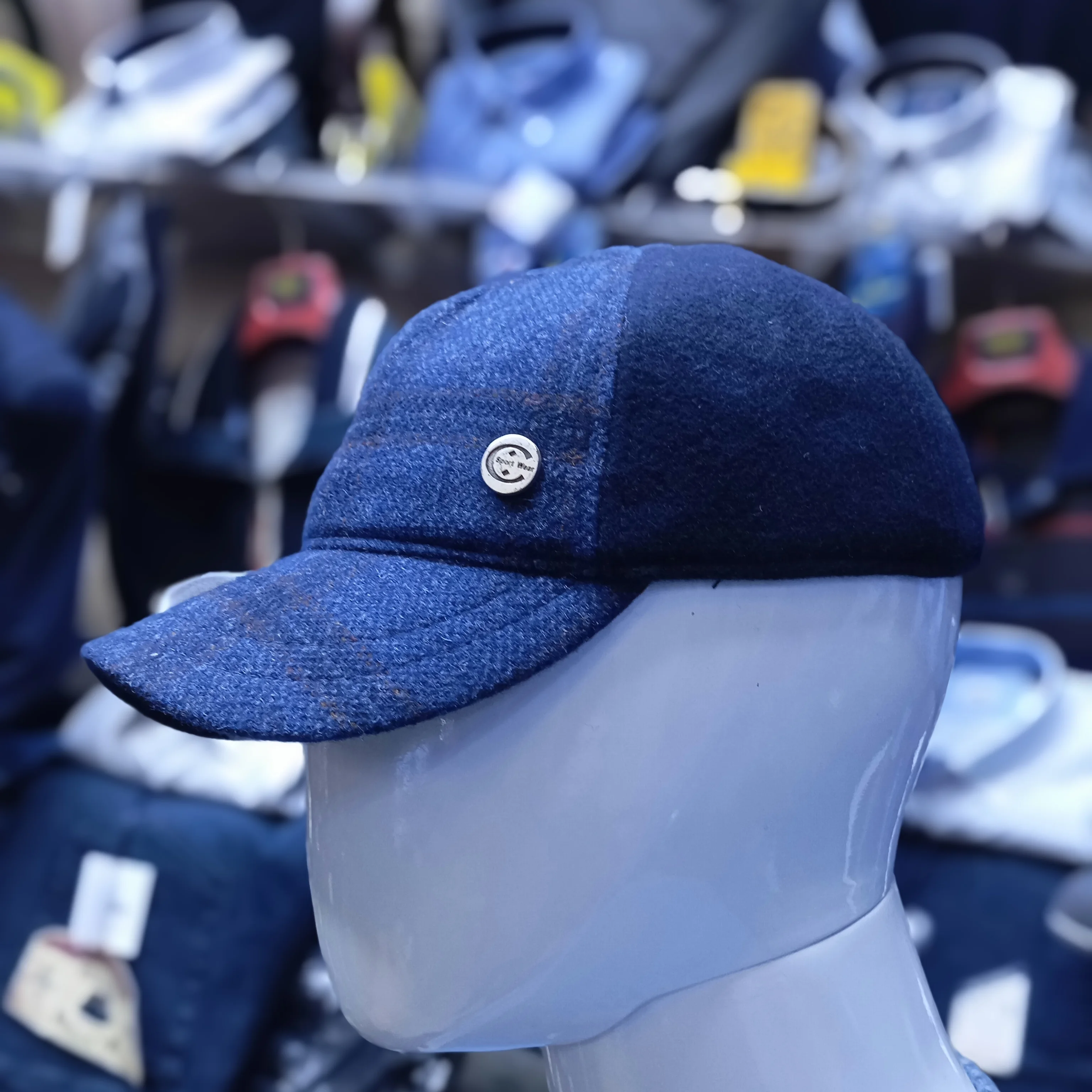 casquettes béret à carreaux pour l'hiver