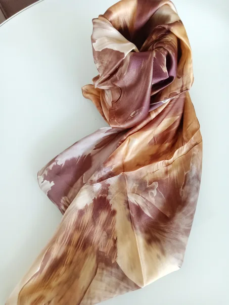 Foulard Soie Desert Sand