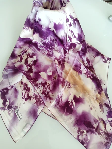 Foulard Soie collection Vibrant Pink