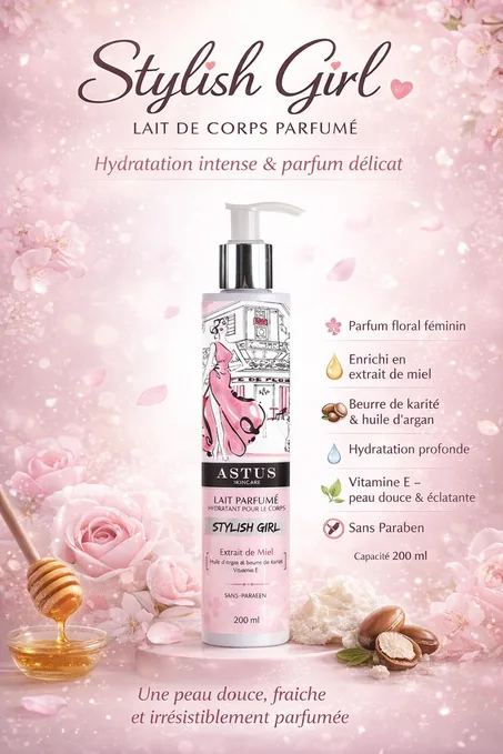 ASTUS LAIT PARFUME EXTRAIT DE MIEL 200ML