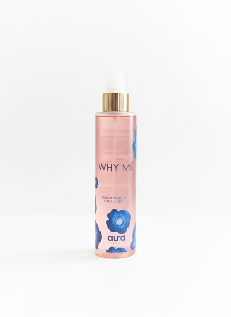 Brume Parfumée Corps & Cheveux aura perfumes  - WHY ME