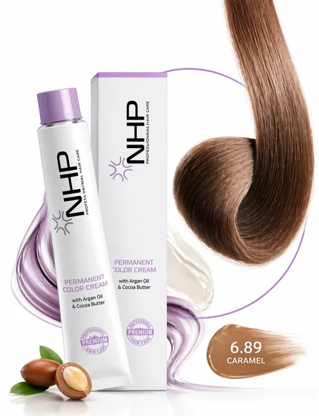 COLORATION CHEVEUX NHP 6.89 CARAMEL  SANS AMMONIAC