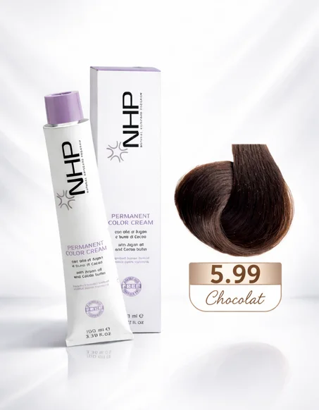 COLORATION CHEVEUX NHP 5.99 CHOCOLAT  SANS AMMONIAC