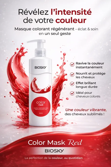BIOSKY COLOR MASK RED 250ML