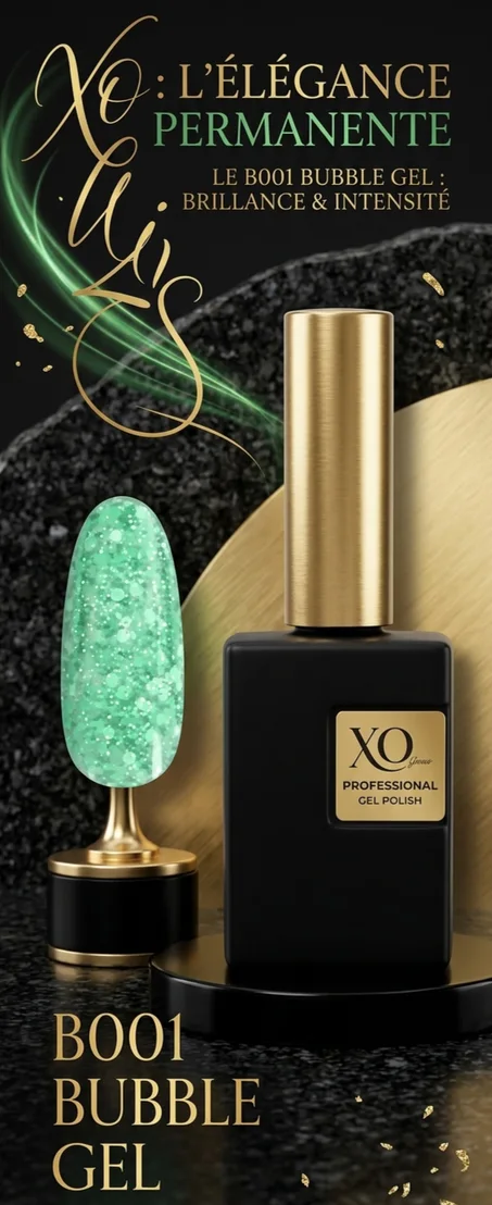 XO VERNIS PERMANENT B001  BUBBLE GEL   15ML