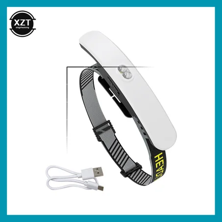 Lampe frontale LED, rechargeable par USB