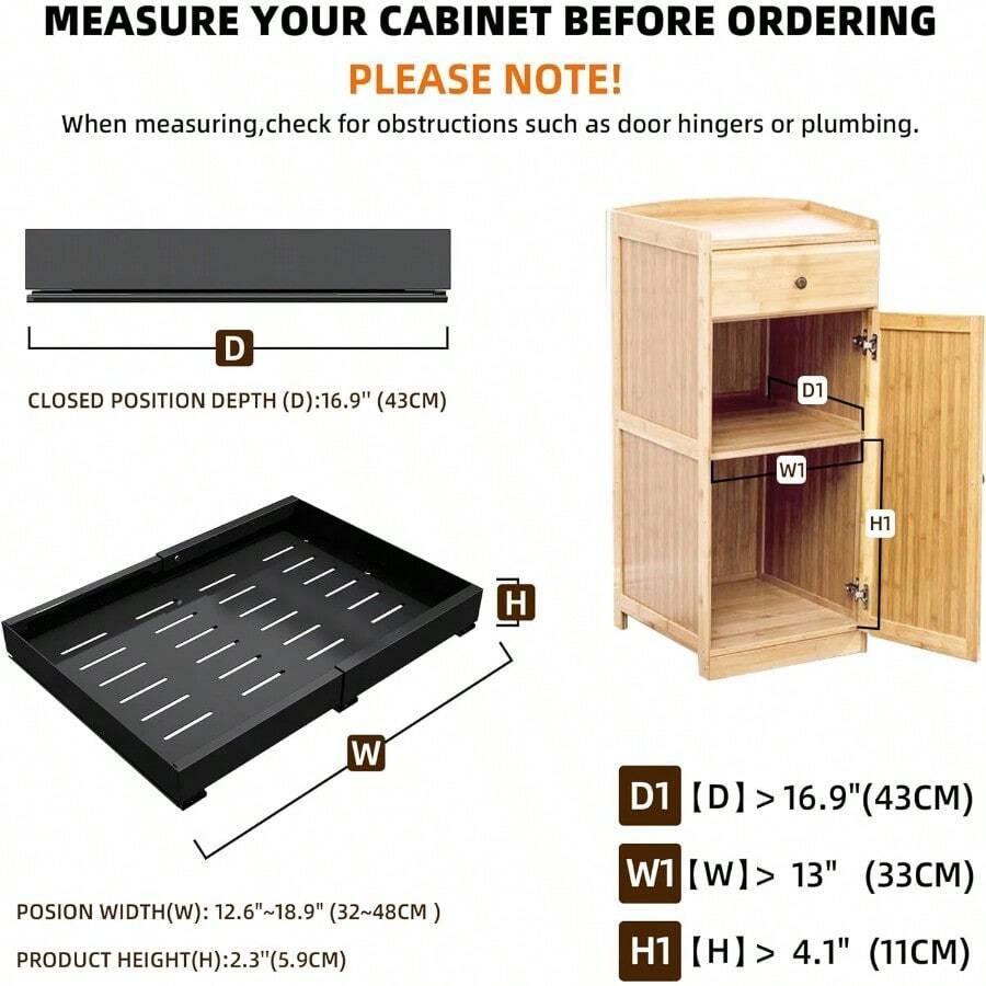 Expandable and Adjustable Kitchen Drawer