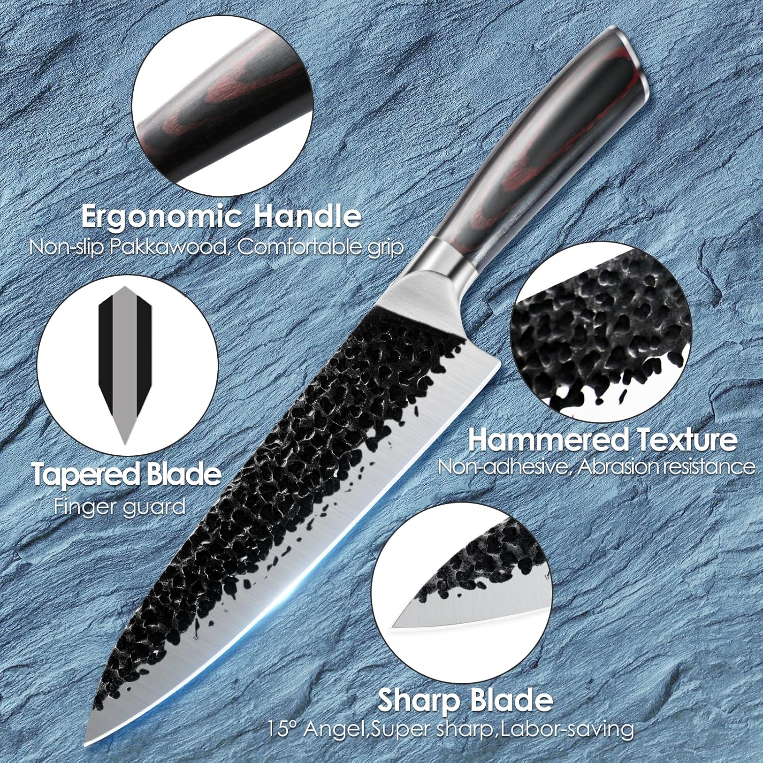 6-Piece Japanese Knife Set Now AED 99 with Free Delivery