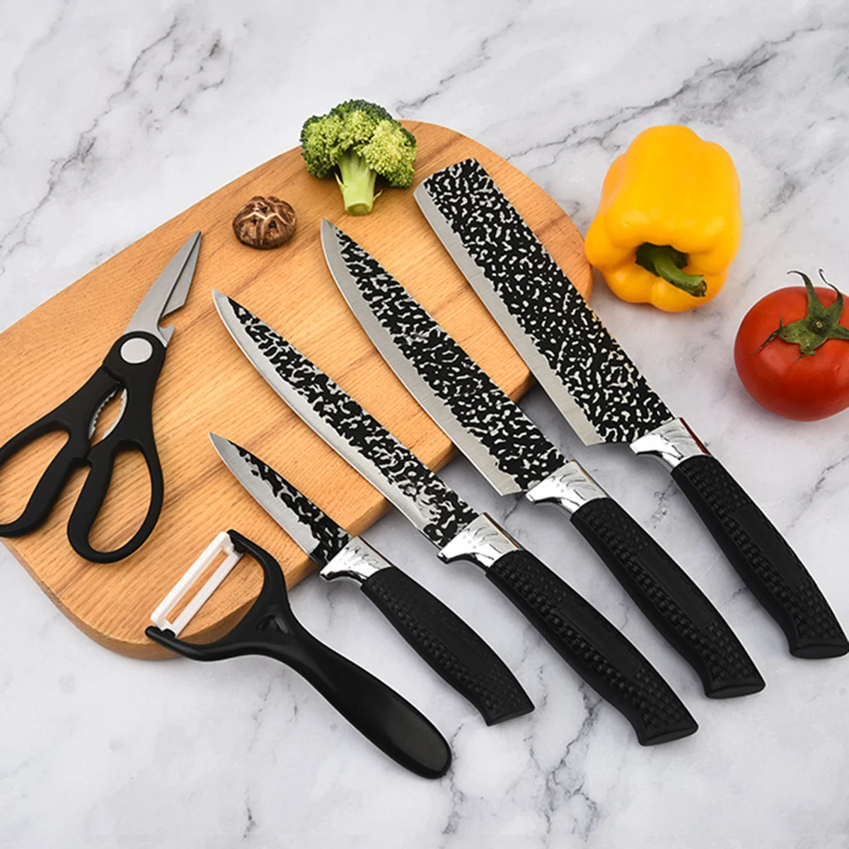 6-Piece Japanese Knife Set Now AED 99 with Free Delivery
