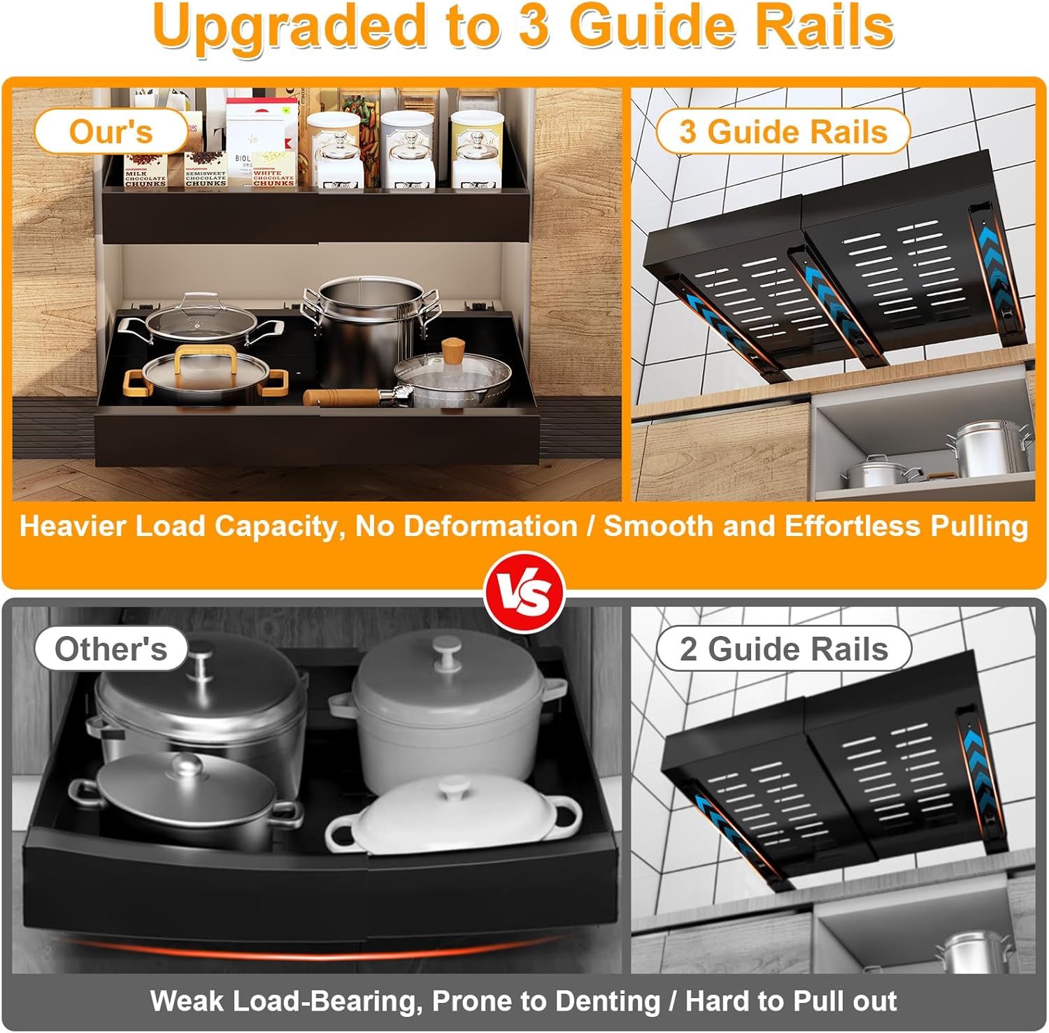 Expandable and Adjustable Kitchen Drawer
