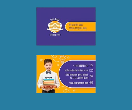 Carte de Visite Ecoles