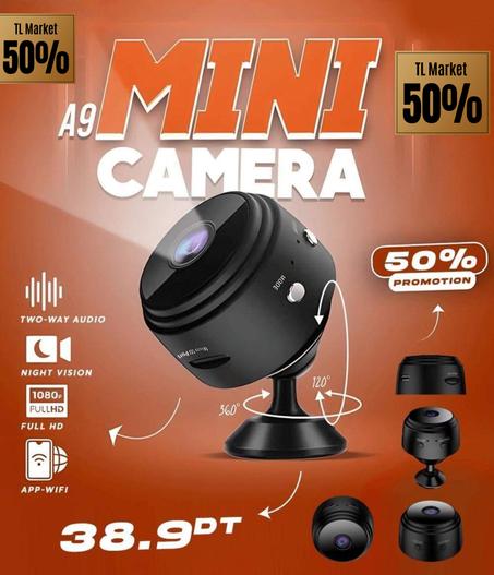 اصغر كاميرا مراقبة [ الاصلية ]