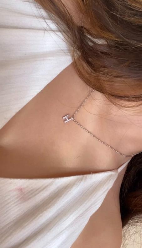 Collier de lettre argent 925-سلسلة حروف من الفضة عيار 925💎