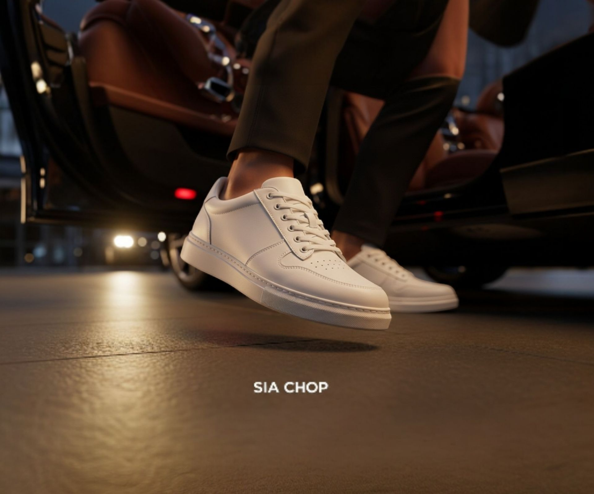 white shoes