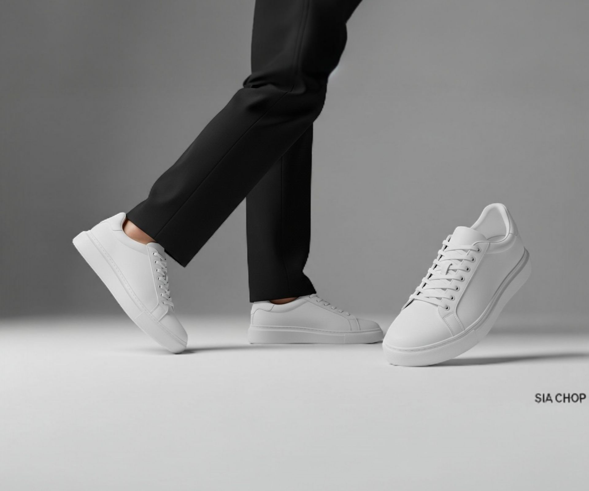 white shoes