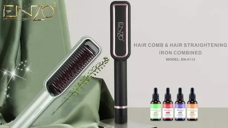 فرشاة تنعيم الشعر انزو