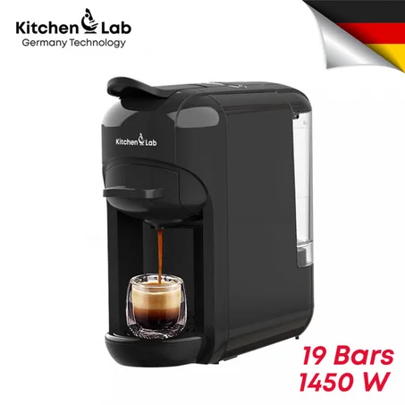 Machine À Café 4 EN 1 KITCHEN LAB 19bar kl c4001