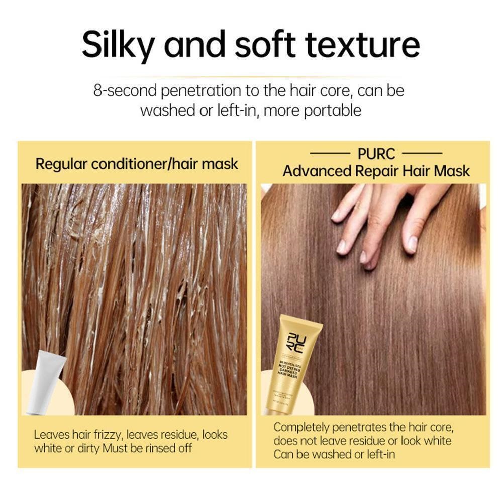 علاج فوري للشعر التالف و أضرار الحرارة  - قناع الشعر بالكولاجين